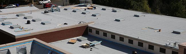 Cleveland roof under construction Cleveland roof under construction